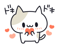 Onomatopoeia cats sticker #6924112