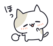 Onomatopoeia cats sticker #6924118