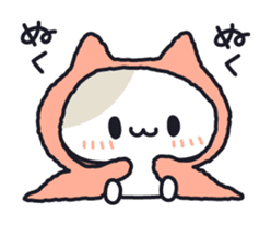 Onomatopoeia cats sticker #6924120