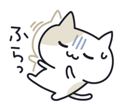Onomatopoeia cats sticker #6924129