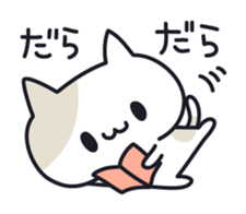 Onomatopoeia cats sticker #6924132