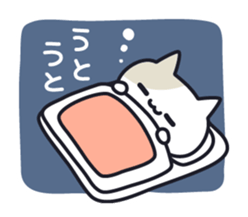 Onomatopoeia cats sticker #6924134