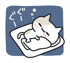 Onomatopoeia cats sticker #6924135
