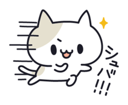 Onomatopoeia cats sticker #6924137