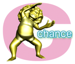 A golden wrestler sticker #6924399