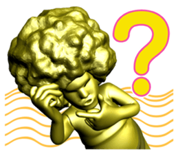 A golden wrestler sticker #6924402