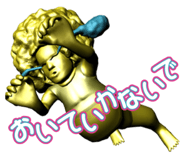 A golden wrestler sticker #6924416