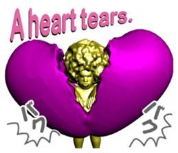 A golden wrestler sticker #6924422