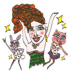 Miss Luquita and her best friends!