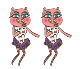 Miss Luquita and her best friends! sticker #6924456