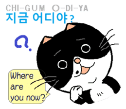 Daily life of animals (Korean/English) sticker #6924537