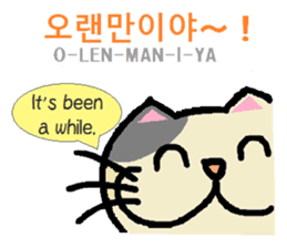 Daily life of animals (Korean/English) sticker #6924542