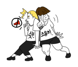 Korean Shirts Friends's Collaboration sticker #6924964