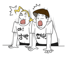 Korean Shirts Friends's Collaboration sticker #6924979