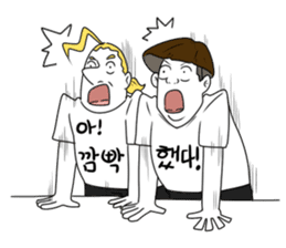 Korean Shirts Friends's Collaboration sticker #6924979