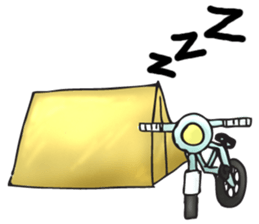 Bicycle man. sticker #6925084