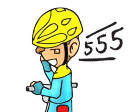 Bicycle man. sticker #6925097
