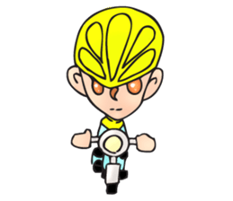 Bicycle man. sticker #6925100