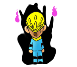 Bicycle man. sticker #6925109