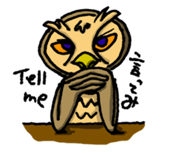 HARDBOILED OWL sticker #6925113