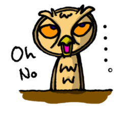 HARDBOILED OWL sticker #6925116