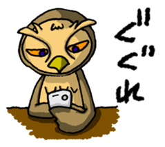 HARDBOILED OWL sticker #6925118