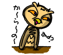 HARDBOILED OWL sticker #6925120