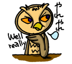 HARDBOILED OWL sticker #6925122