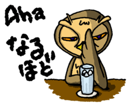 HARDBOILED OWL sticker #6925126