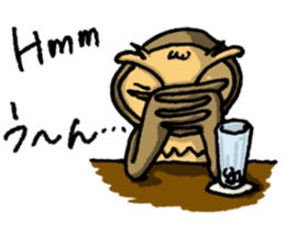 HARDBOILED OWL sticker #6925127