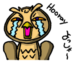 HARDBOILED OWL sticker #6925133