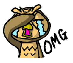 HARDBOILED OWL sticker #6925134