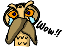 HARDBOILED OWL sticker #6925135