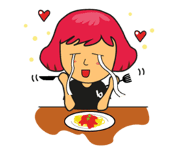 A day with Pink, Ken & Hiro (EN) sticker #6925159