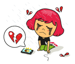 A day with Pink, Ken & Hiro (EN) sticker #6925160