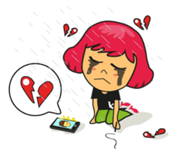 A day with Pink, Ken & Hiro (EN) sticker #6925160