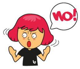 A day with Pink, Ken & Hiro (EN) sticker #6925161