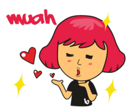 A day with Pink, Ken & Hiro (EN) sticker #6925164