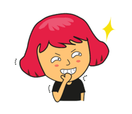 A day with Pink, Ken & Hiro (EN) sticker #6925165