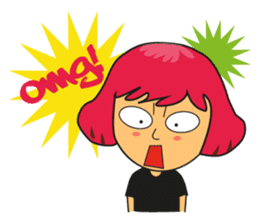 A day with Pink, Ken & Hiro (EN) sticker #6925166