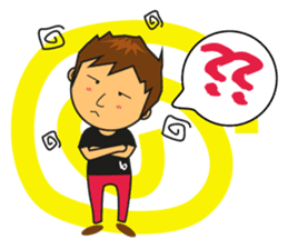 A day with Pink, Ken & Hiro (EN) sticker #6925173