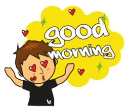 A day with Pink, Ken & Hiro (EN) sticker #6925176