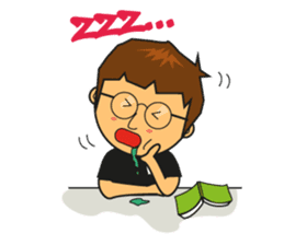 A day with Pink, Ken & Hiro (EN) sticker #6925177