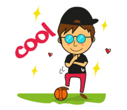 A day with Pink, Ken & Hiro (EN) sticker #6925183