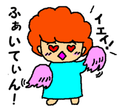 The aunty who speaks hiragana Korean sticker #6925280