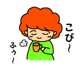 The aunty who speaks hiragana Korean sticker #6925293