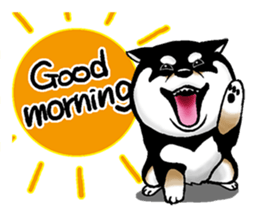 Mameshiba (Black) sticker #6925673