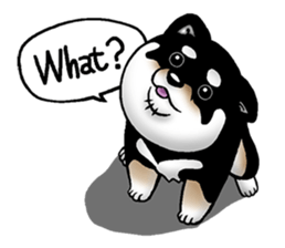 Mameshiba (Black) sticker #6925675