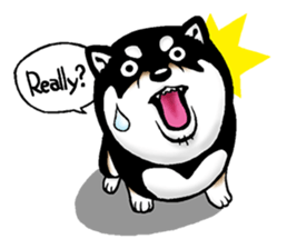 Mameshiba (Black) sticker #6925676