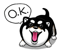 Mameshiba (Black) sticker #6925680